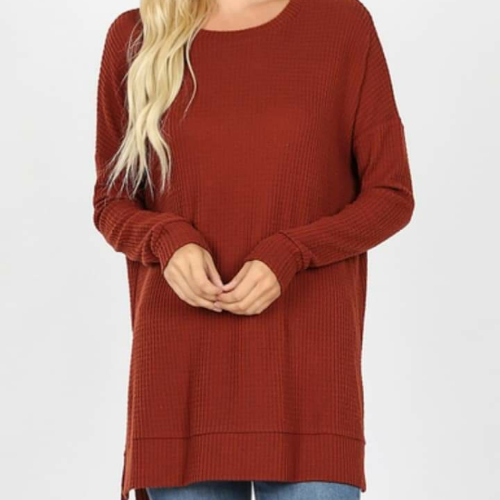 *BRAND NEW* PLUS Waffle Knit Sweater